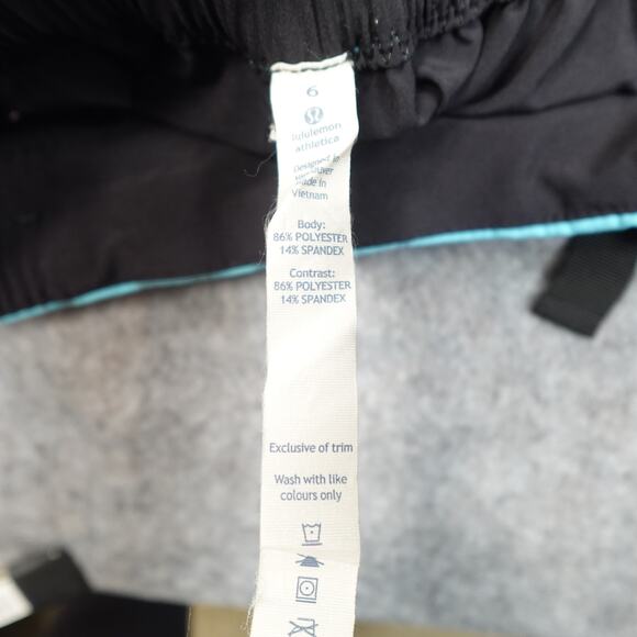Lululemon Shorts Womens Size 6 Blue 3" Athleisure Hiking Run Workout Gym - Picture 6 of 8
